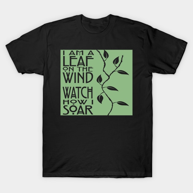 Leaf on the Wind T-Shirt by Dean_Stahl